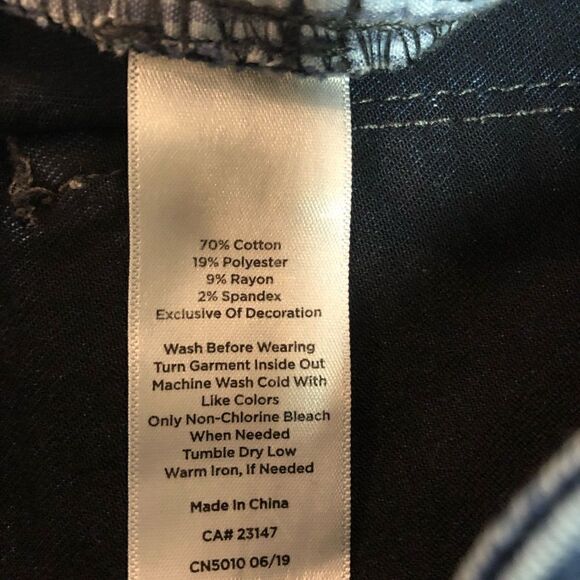 Talbots high waist ankle jeggings, with velvet stripe - Picture 4 of 4